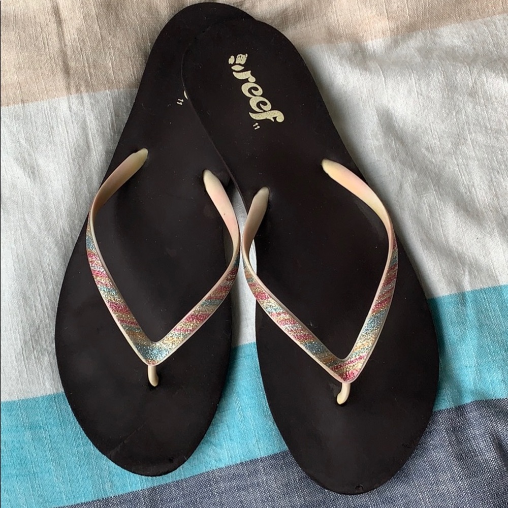 Rainbow Sparkle Reef Sandals
